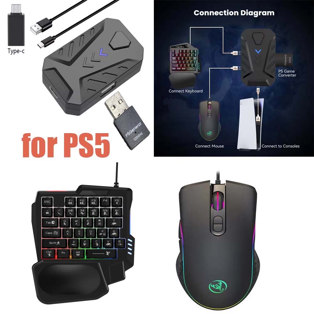 Gaming Console Latest - Combo de Teclado e Mouse para
