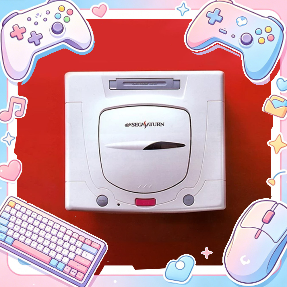 Gaming Console Buttons - Console de Videogame Retrô Saturn SS:
