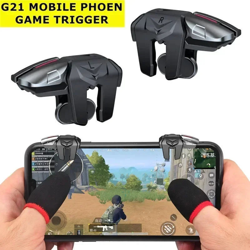 G21 seis dedos gatilho de jogo - Gaming Console For Phone avaliação e preço